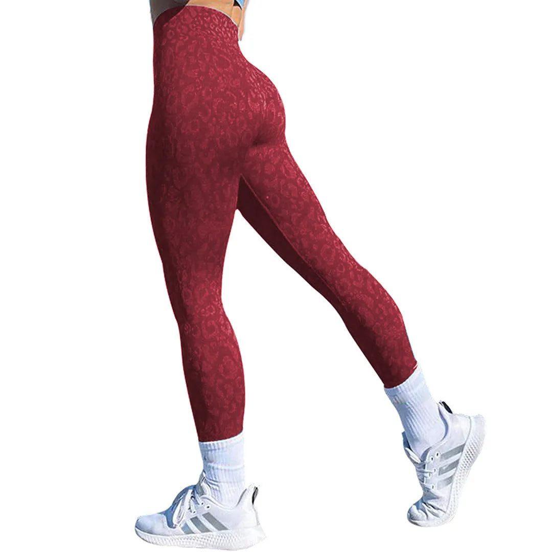 Women's push up booty leggings in a camouflage pattern for gym and yoga workouts.