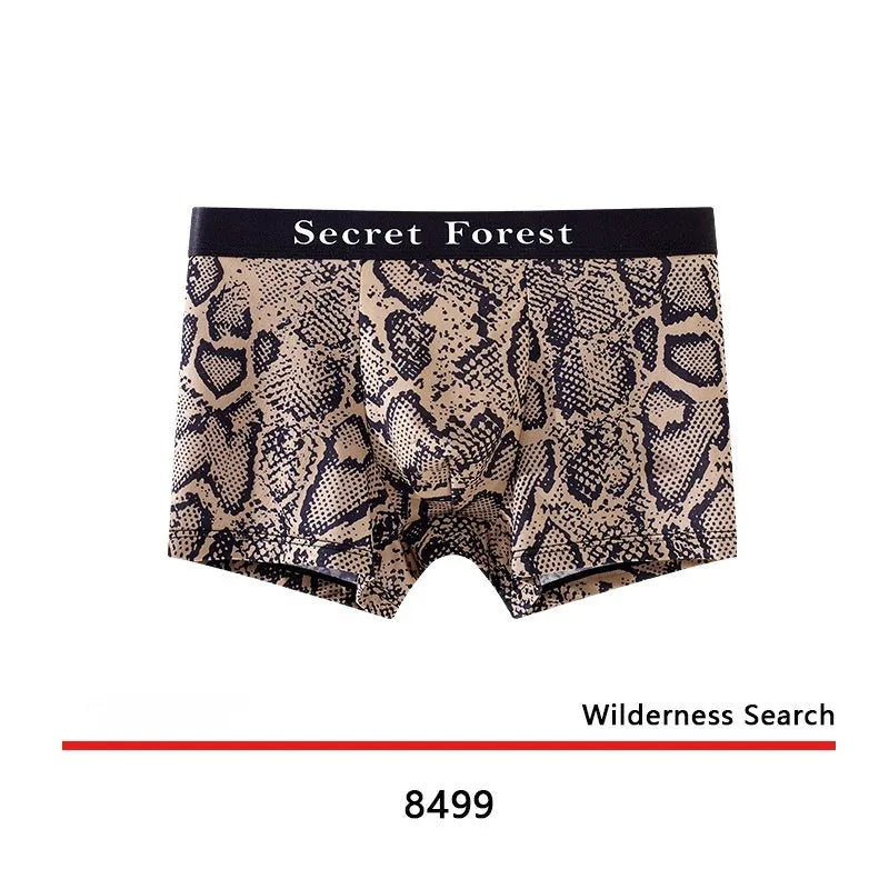 Men's loose-fit boxer shorts in black, grey, and brown colours made from thin polyester fabric.