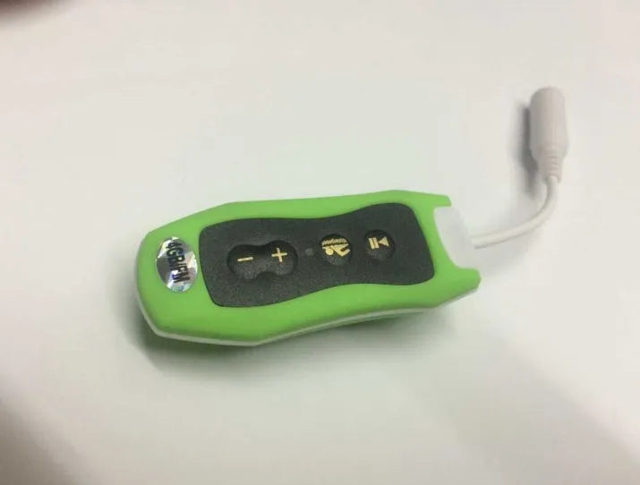 IPX68 waterproof Bluetooth mini MP3 player for sports in various colours.