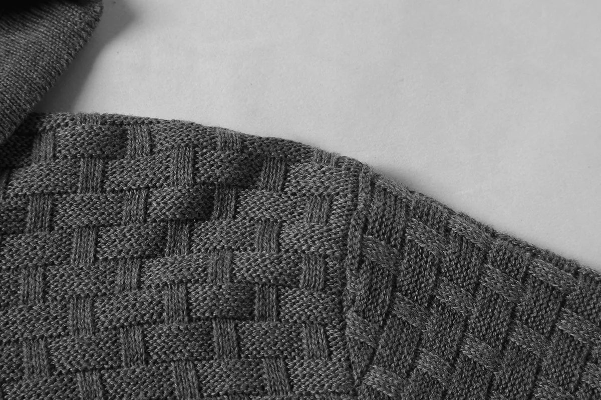 Men's hooded sweatshirt in a cotton-polyester blend shown in one of nine available colours.