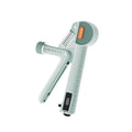 Adjustable spring grip hand strengthener in ABS plastic with multiple colour options