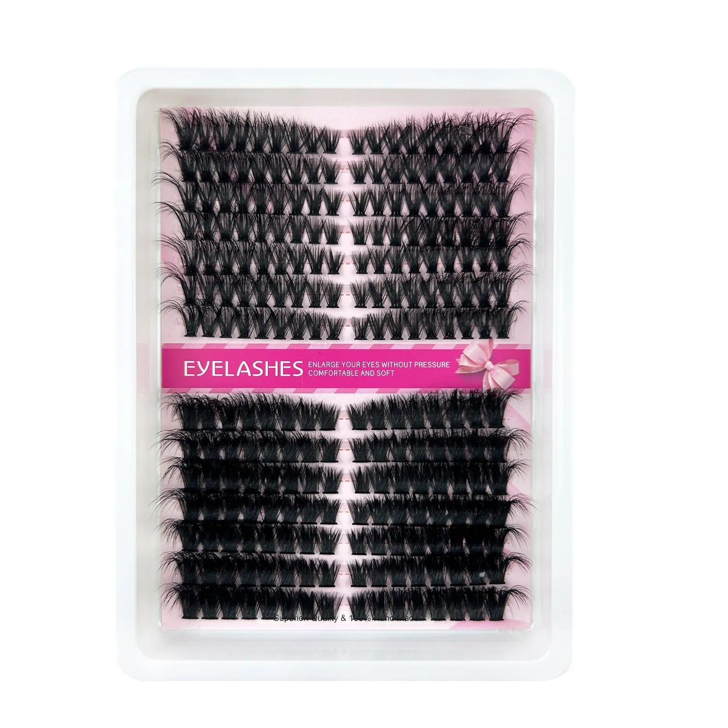 Large capacity false eyelash box with mixed styling options and five specification choices