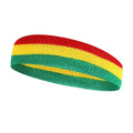 Adult sports headband in multiple colour combinations for running, basketball, and cycling activities