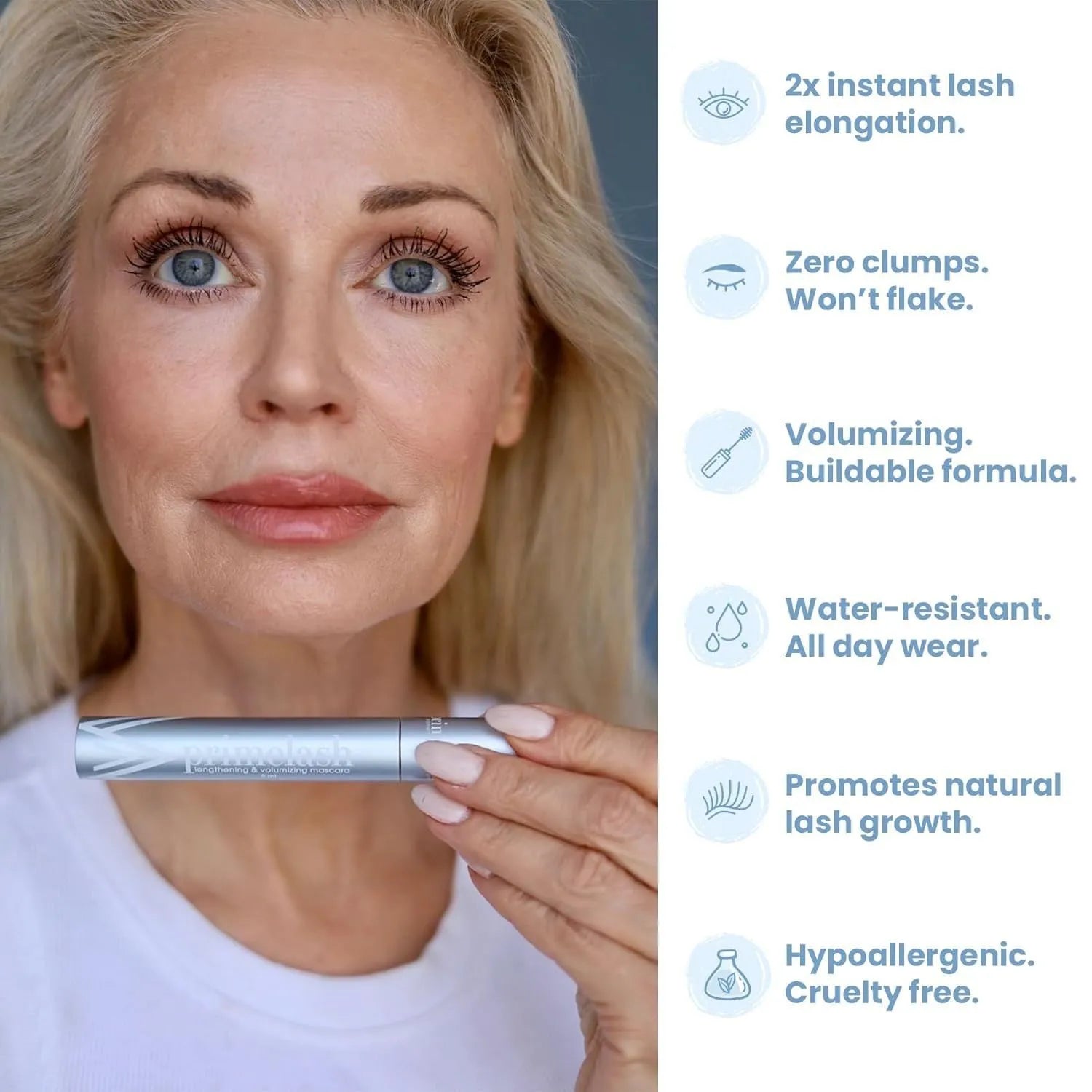 Single eyelash brush and comb beauty tool with eye black applicator, 0.7g weight.