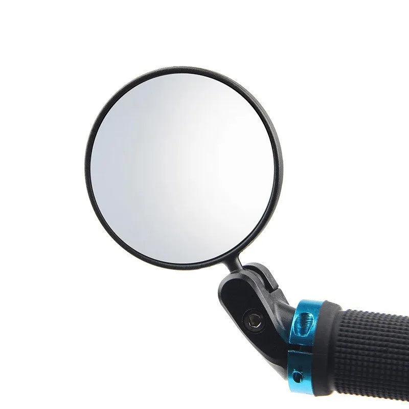 Black convex rearview mirror for mountain highway vehicles with 7cm diameter reflector