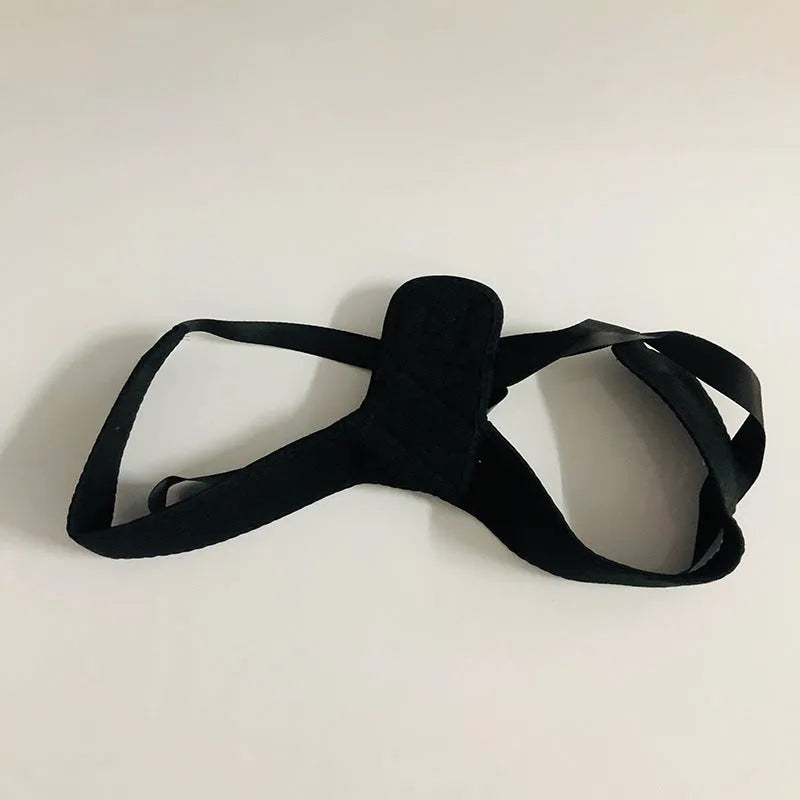 Nylon back posture correction band for anti-hunchback support during sitting