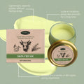 Cow fat skincare cream 100g tube with glycerol and glycerol stearate moisturiser