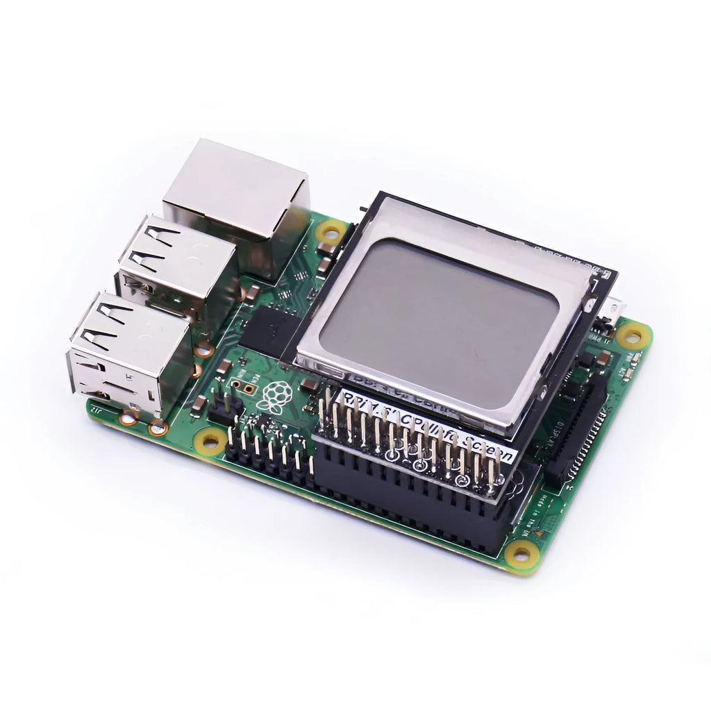 Raspberry Pi 1.6-inch LCD display module with backlight switch for system monitoring