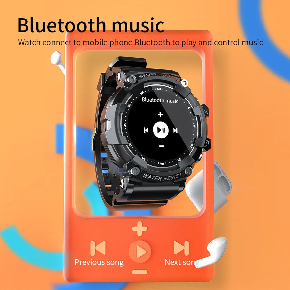 ATTACK 3 IP67 waterproof Bluetooth sports smart watch in black, white, or pink on a TPU strap.