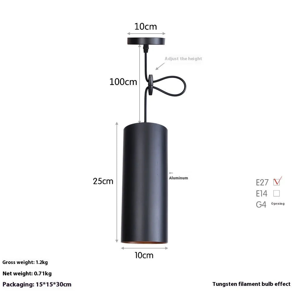 Retro iron art chandelier ceiling light in matte black finish for bedroom or living room