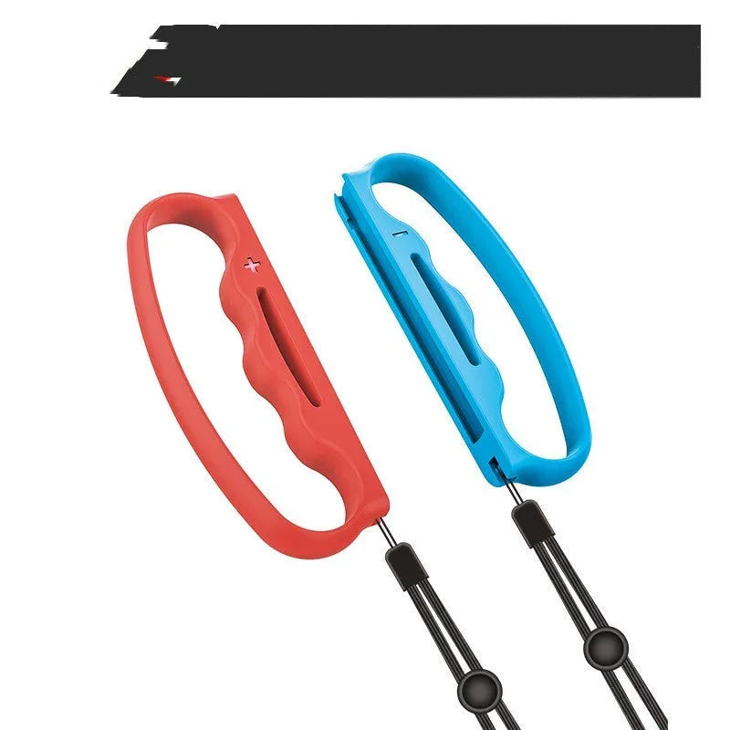 Nintendo Switch Joy-Con controller grip straps in black, blue green, and blue red colour options
