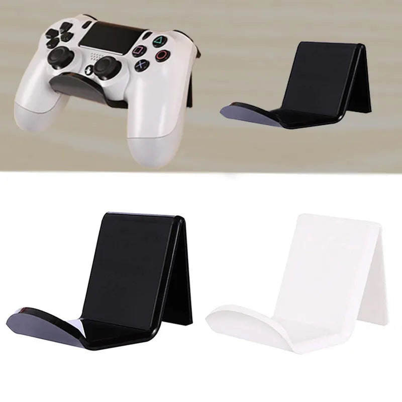 Universal game controller mounting bracket in black colour mounted behind a door
