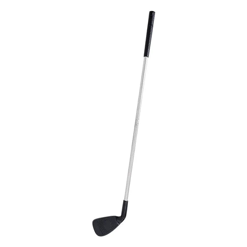 Metal golf club toy set showing adult and children's club options for outdoor sports practice