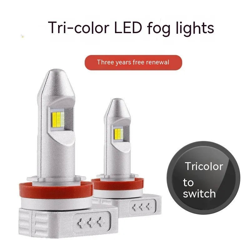 Super stable bright LED fog lamp bulb for car motorcycle SUV truck universal retrofit.