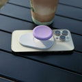 Silicone cup cover snap-on mount for magnetic phone airbag bracket short video use in five colours