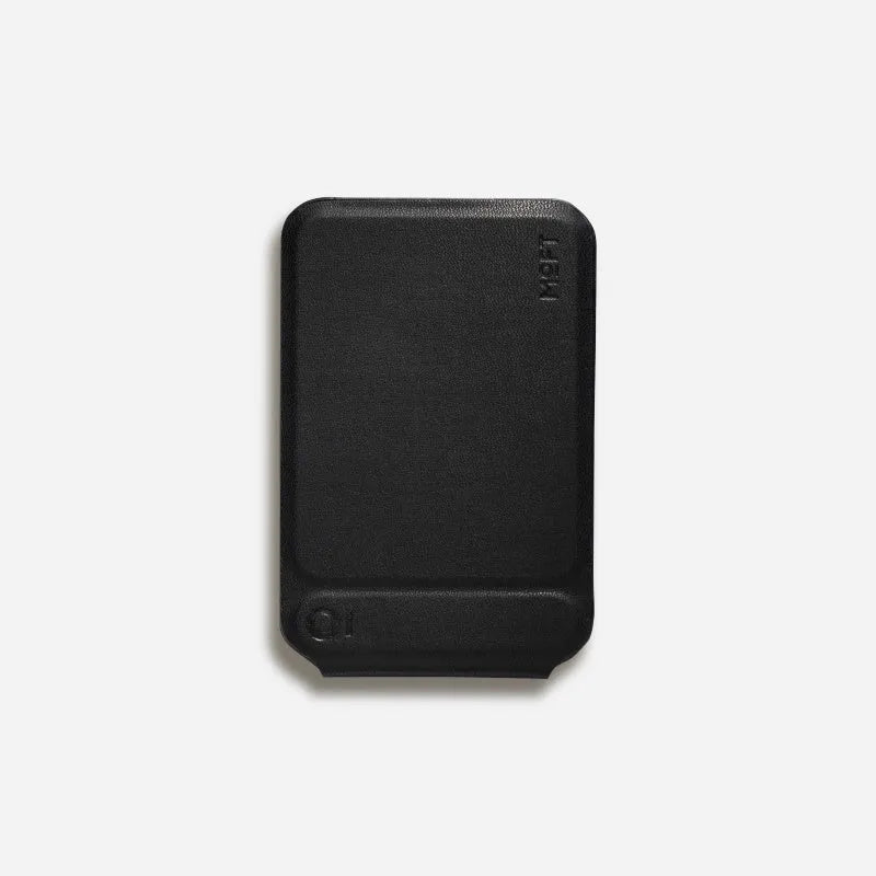 Slim black magnetic phone holder showing dimensions 96.5mm by 63.5mm