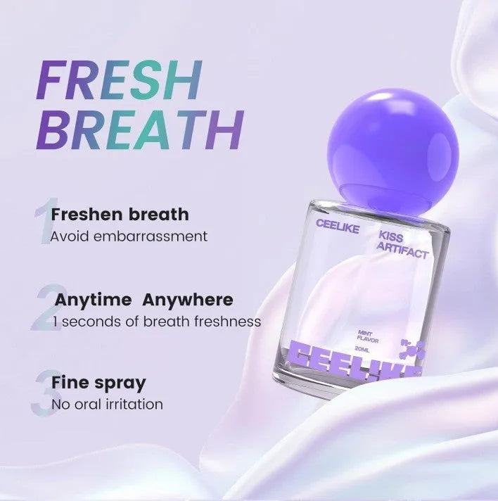 20ml probiotic oral care spray bottle with refillable design for portable breath freshness
