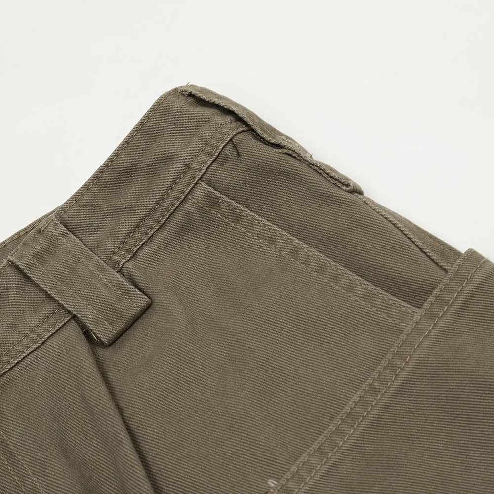 Men's cotton denim trousers mid waist black brown coffee sizes XS to XXL