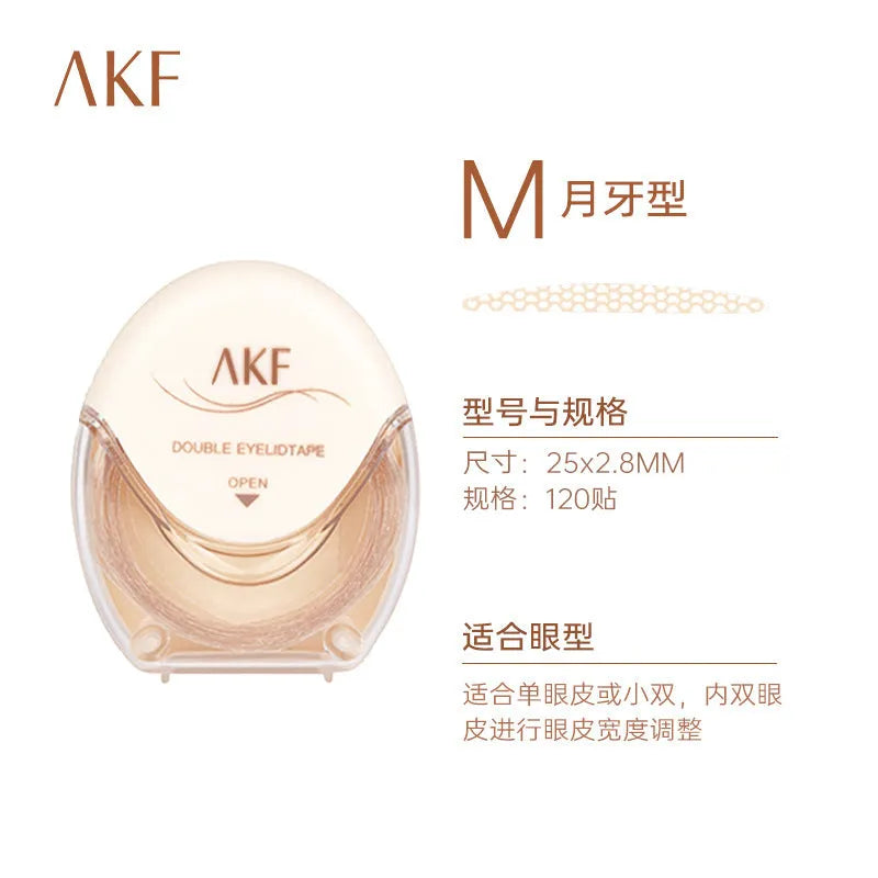 Double eyelid stickers roll with invisible lace medical tape for natural eyelid crease enhancement