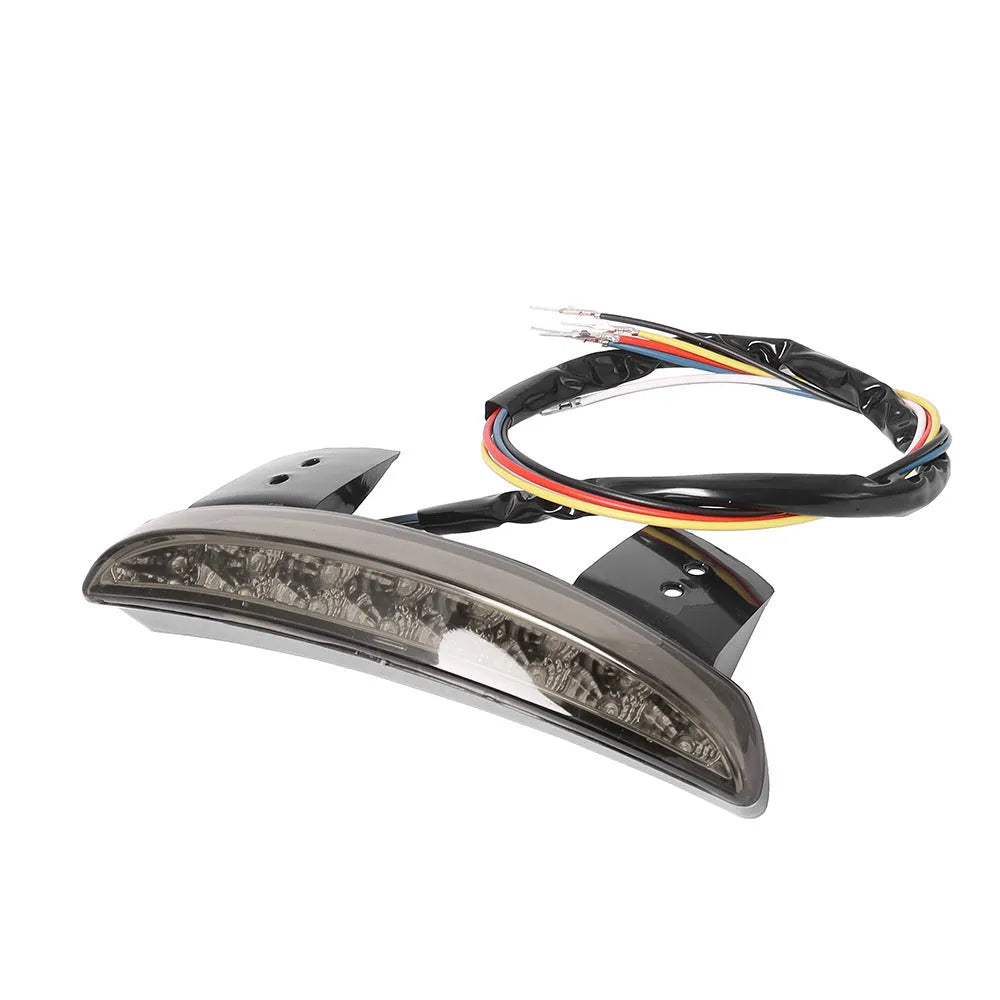 LED rear brake taillight for modified XL883 1200 motorcycle in three colour variants
