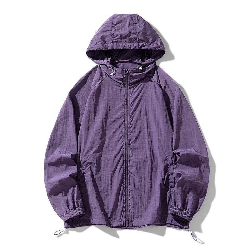 Youth outdoor sports jacket in loose fit available in eight colours including wine red and navy blue