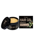 100ml bottle of Moroccan nut oil hair styling gel with hyaluronic acid.