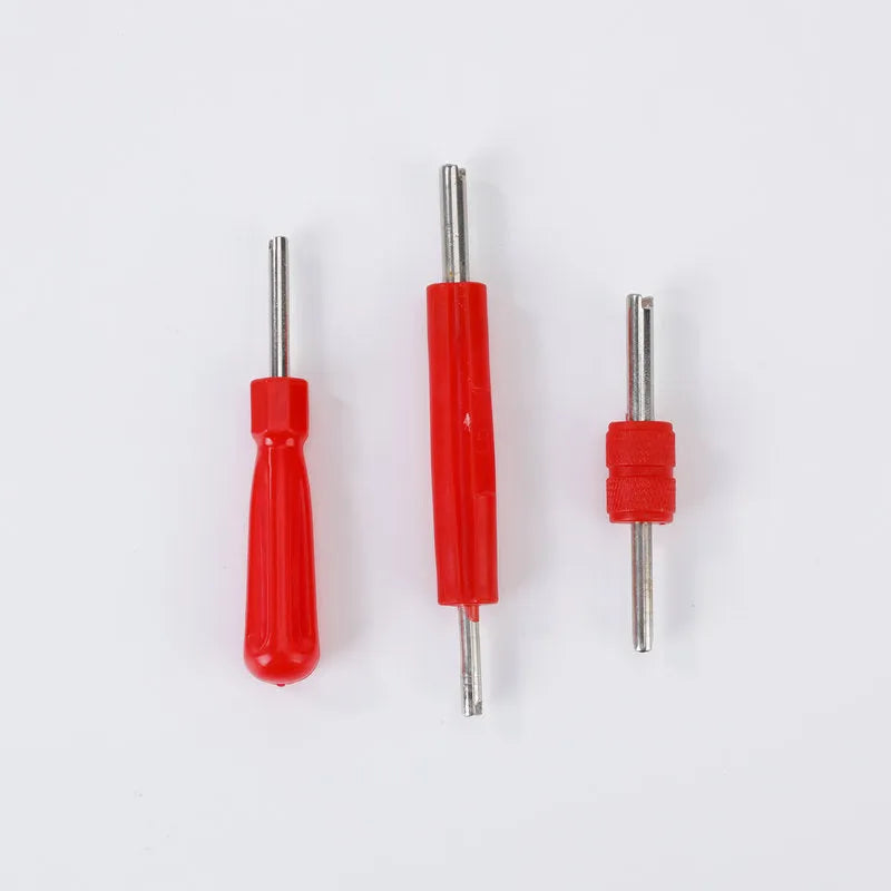 Aluminium alloy single-head twist valve wrench shown in one of three available colour styles.
