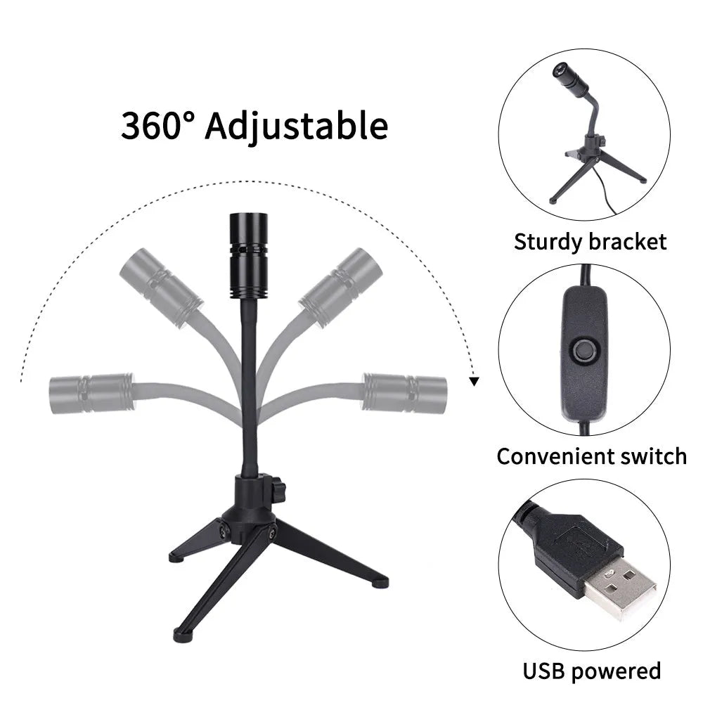 Star projector lamp showing earth projection on wall with adjustable rotating bracket and USB cable