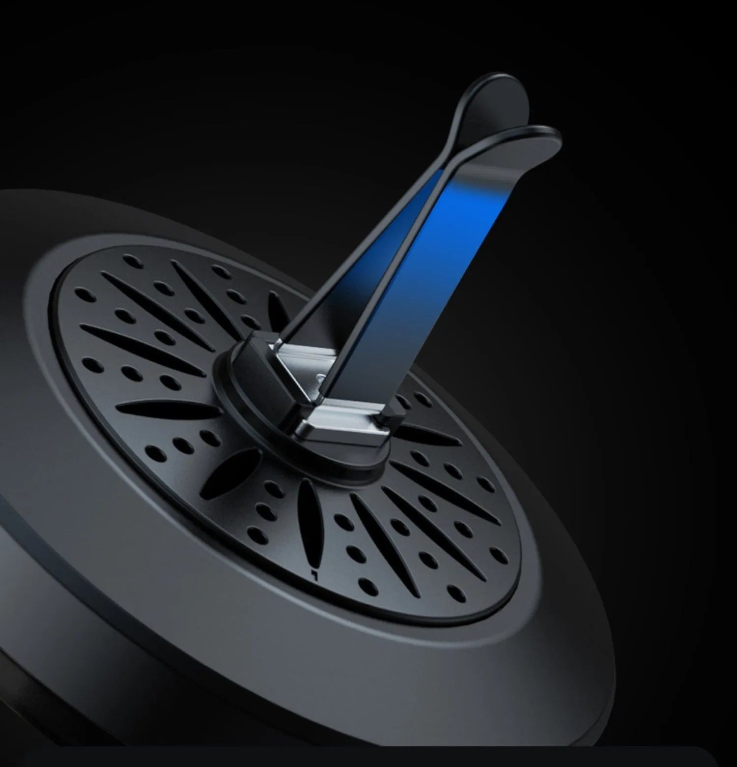 3D pickup-shaped RGB LED car air vent aromatherapy diffuser with voice control.