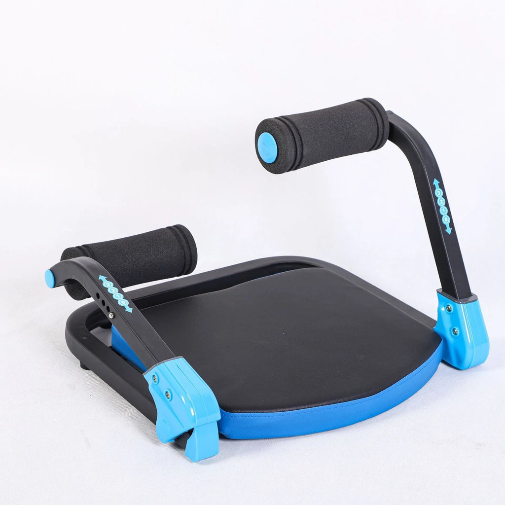 Mini multifunctional abdominal fitness equipment in red or sky blue colour for home and office use