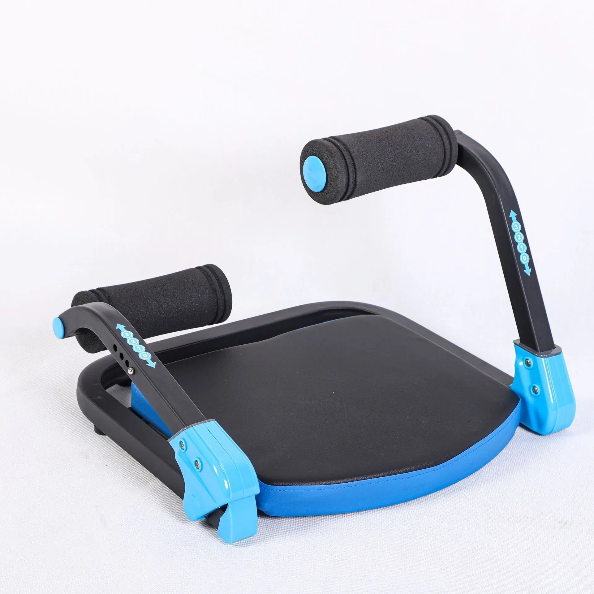 Mini multifunctional abdominal fitness equipment in red or sky blue colour for home and office use
