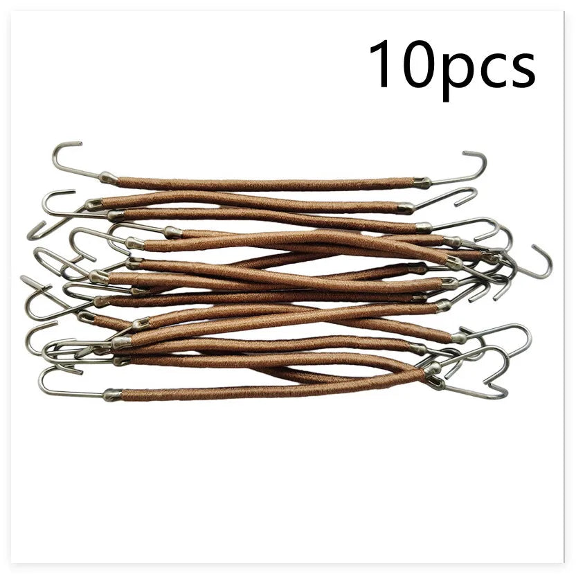Wig double hook hair tool in solid colour with weaving construction and double hook design