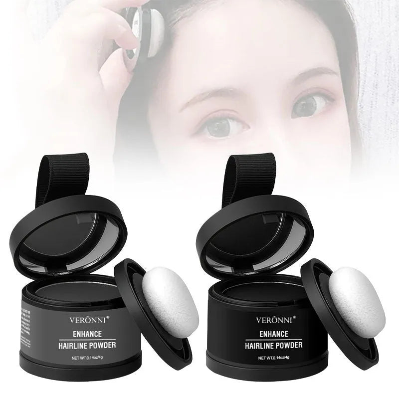 Hairline powder cosmetic product with fourteen colour options for universal skin application