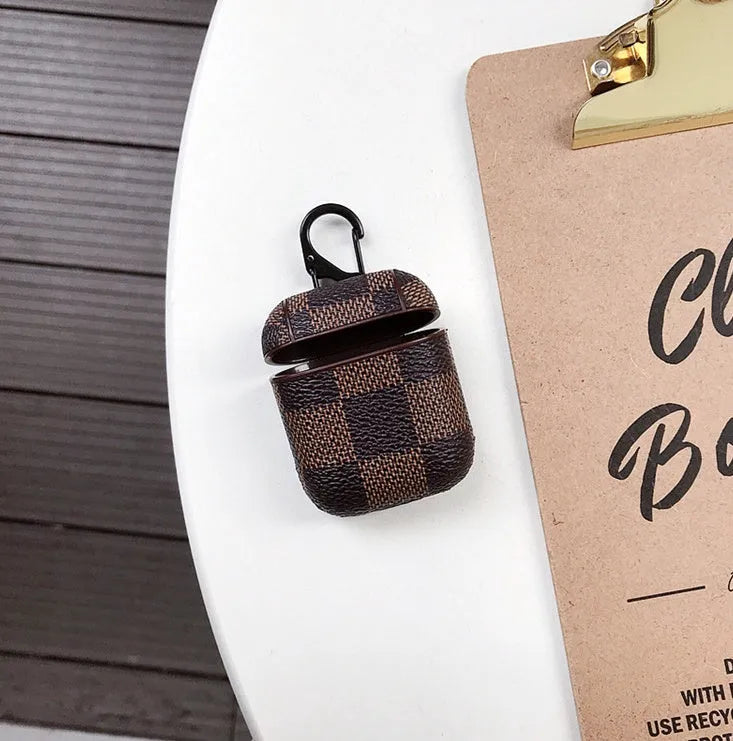 Hard plastic case with anti-lost hook for iPhone XS Max in a black grid pattern.