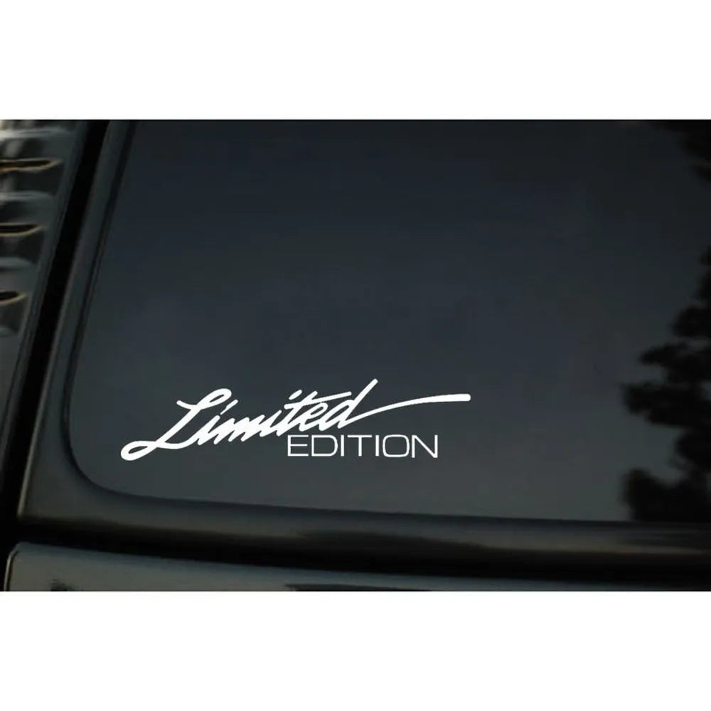 British reflective bumper sticker with English wording, 16cm by 3.8cm plastic car decal
