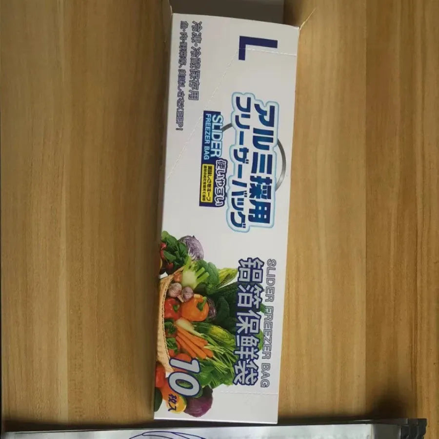 Aluminium foil sealed storage bags in three sizes: small 20×13cm, medium 23×17cm, and large 26×29cm