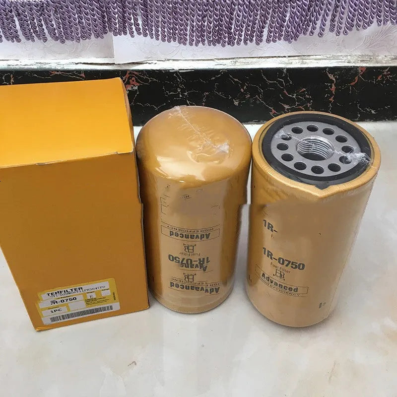 1R-0750 fuel filter element with filter paper construction for anti-fuel oil systems