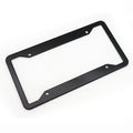 Aluminium alloy stainless steel license plate frame in black, grey, silver, or stainless steel finish.
