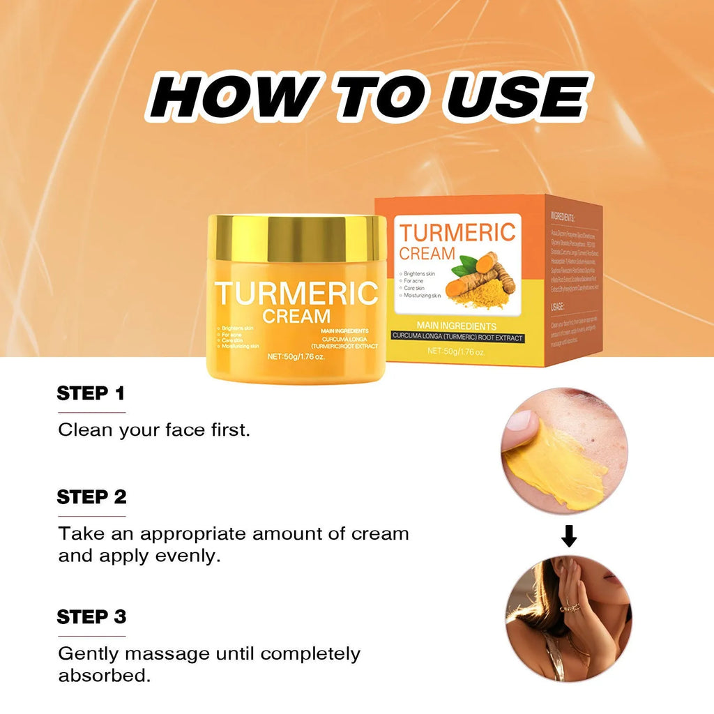 50g brightening moisturising cream in compact 53mm skincare jar