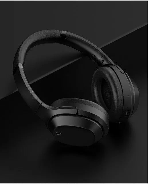 Black Gorsun E98 wireless Bluetooth over-ear headphones with adjustable headband and memory-protein ear cushions.