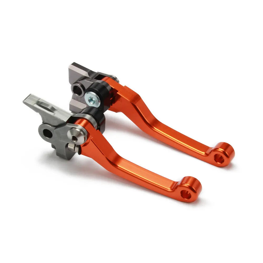 Cross Country CNC aluminium alloy clutch and brake lever set L83R83 in blue colour