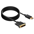 DP to DVI24 adapter cable 1.8 metres copper wire for computer monitor