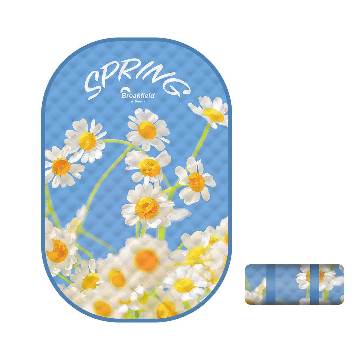 Waterproof 2x3 metre outdoor picnic mat with ultrasonic thickening in Four Seasons Series colour