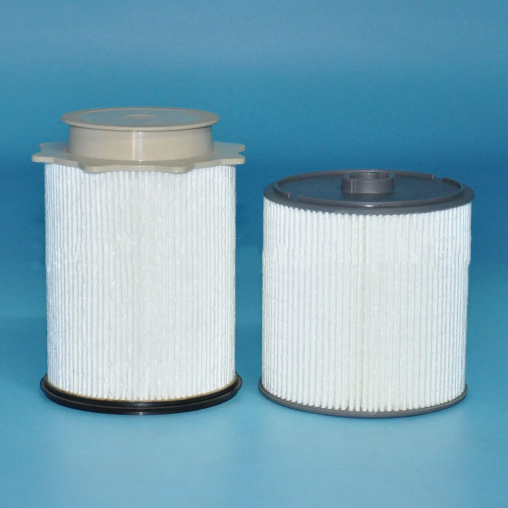 White diesel fuel filter kit for RAM 1500 2500 3500 4500 5500 trucks with sealing ring.