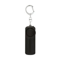 Personal safety alarm device measuring 86×30×20 mm with 130 dB sound output in pink colour option