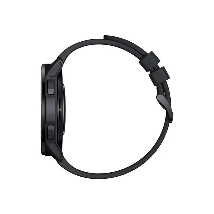 Dual band GPS smart watch with 1.43-inch touch screen on silicone wrist strap