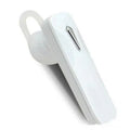 M163 wireless Bluetooth car headset for hands-free driving in black and white colour options