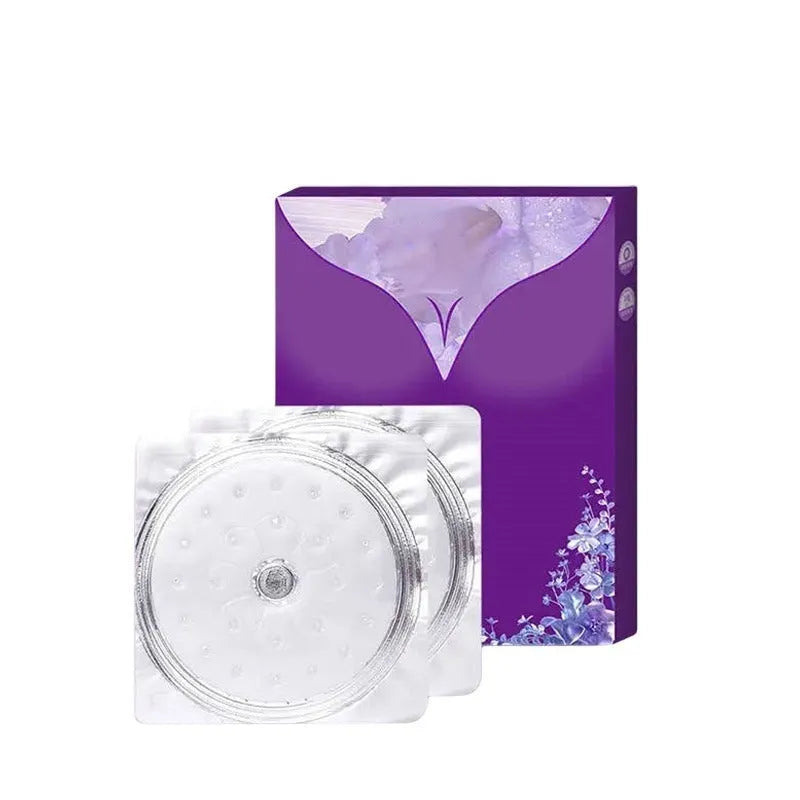 White adhesive chest patch for body tightening breast enhancement