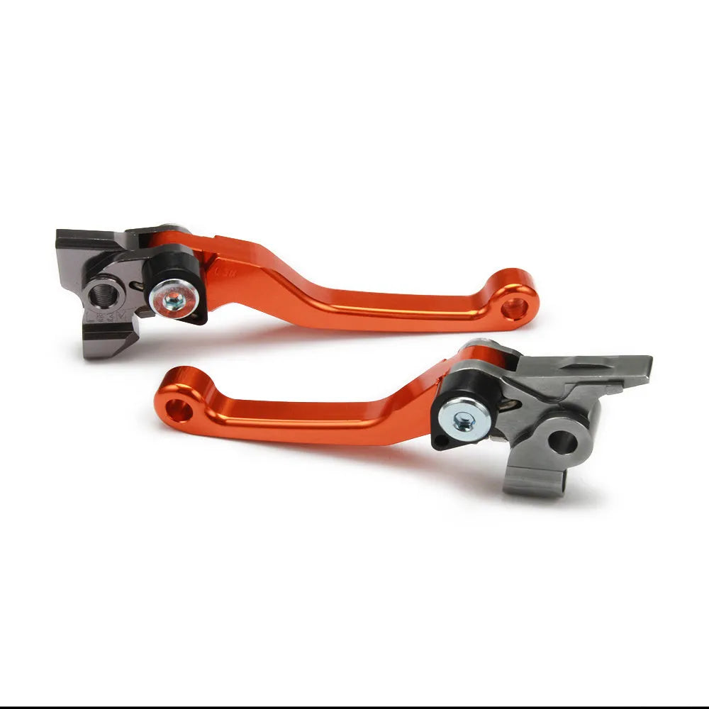 Cross Country CNC aluminium alloy clutch and brake lever set L83R83 in blue colour