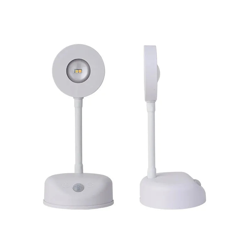 Modern geometric rechargeable wall lamp with remote control on indoor wall